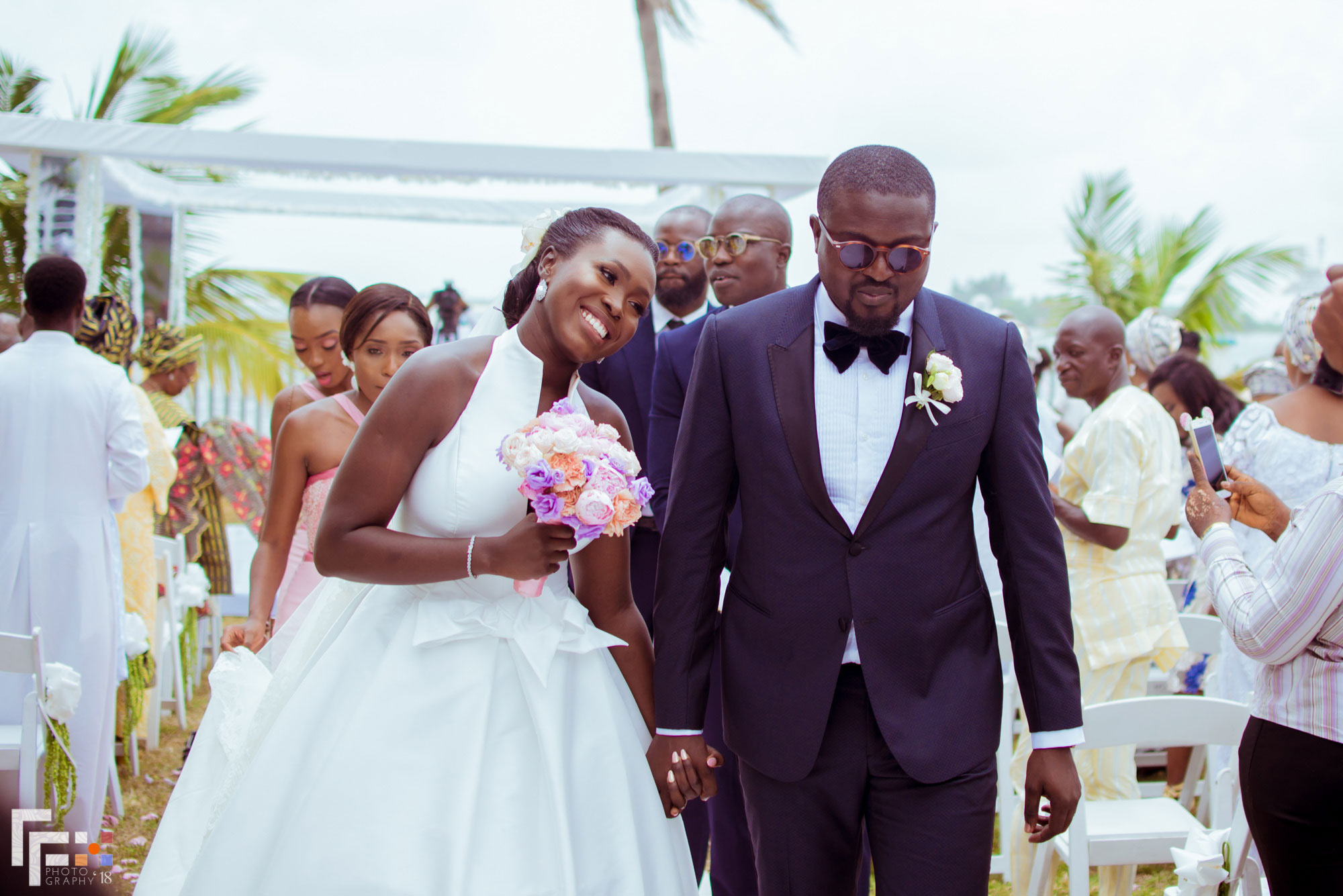 Feyi In Jesus Peiro 6000 For An Elegant Garden Wedding In Lagos