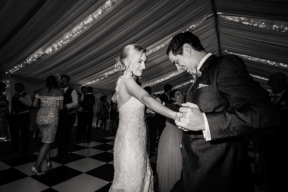 Emily in Maggie Sottero with custom lace top for a romantic Surrey ...