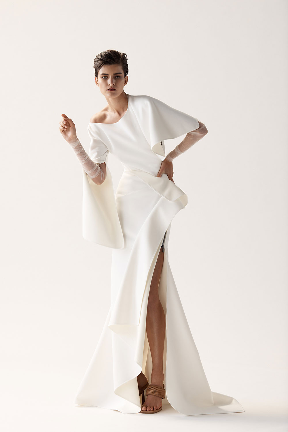 Maticevski Allegro Gown Only - White | Editorialist