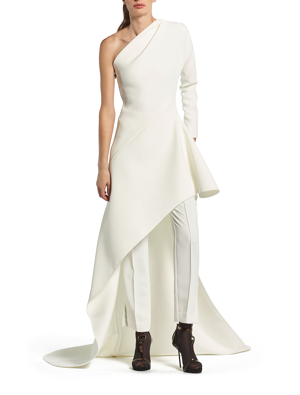 Maticevski Bridal Astute cigarette pant bridal trousers Miss Bush bridal boutique, Surrey & London