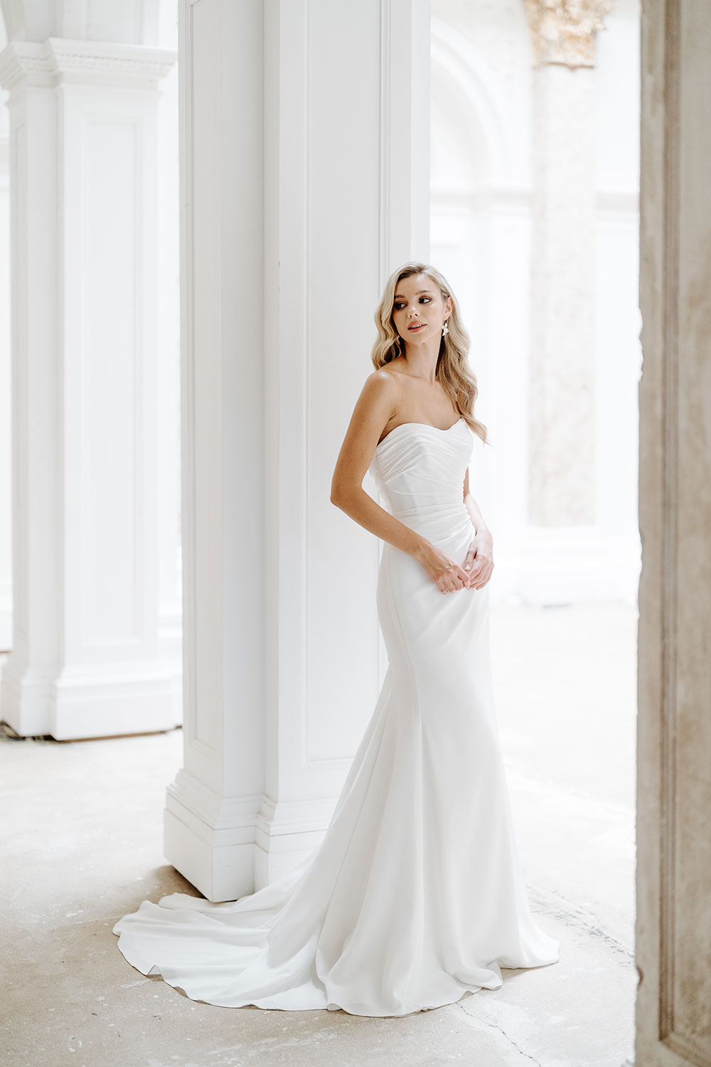 Rosewood wedding dress by Suzanne Neville
