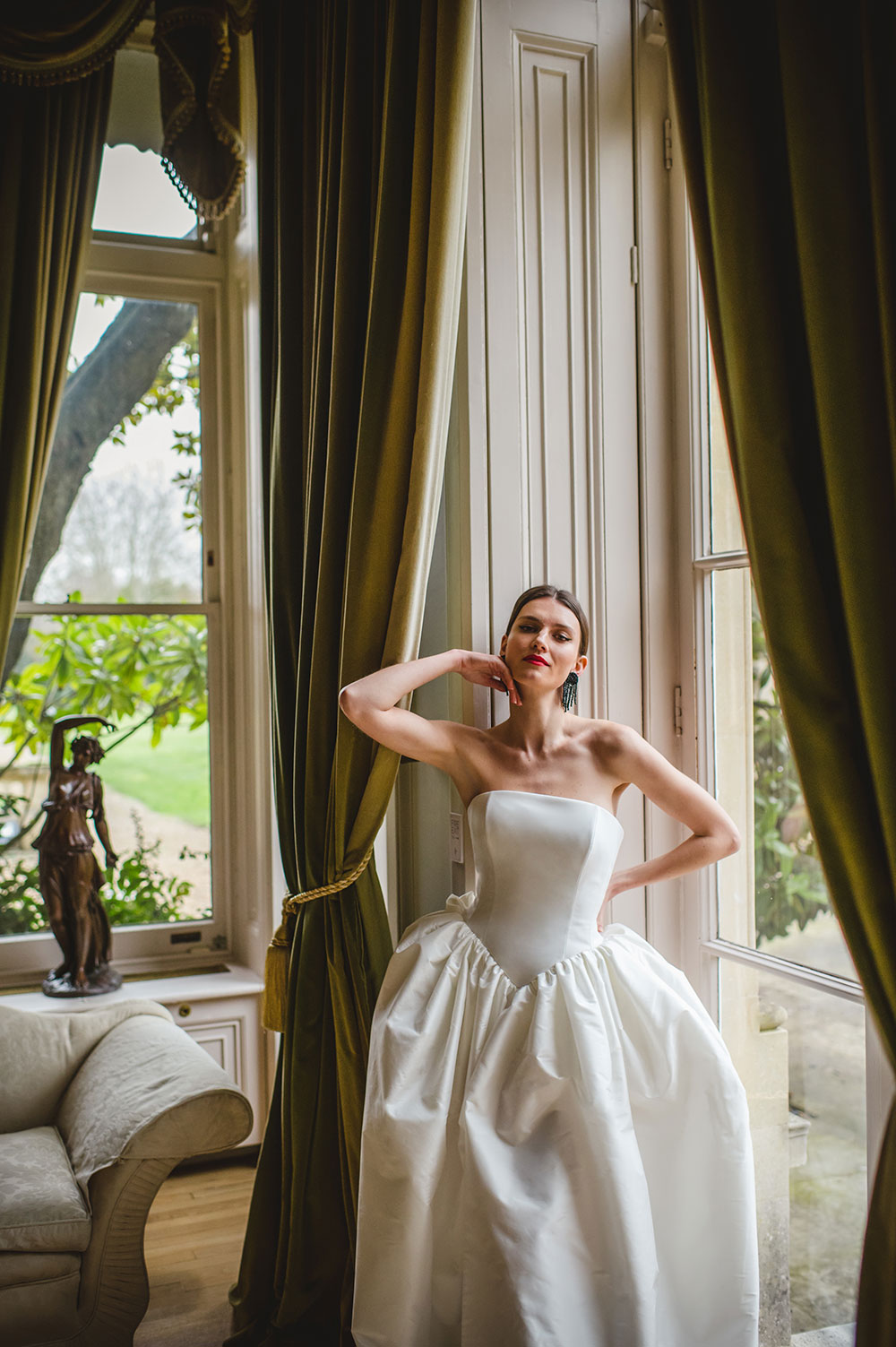 Schiffer wedding dress by Nortier 