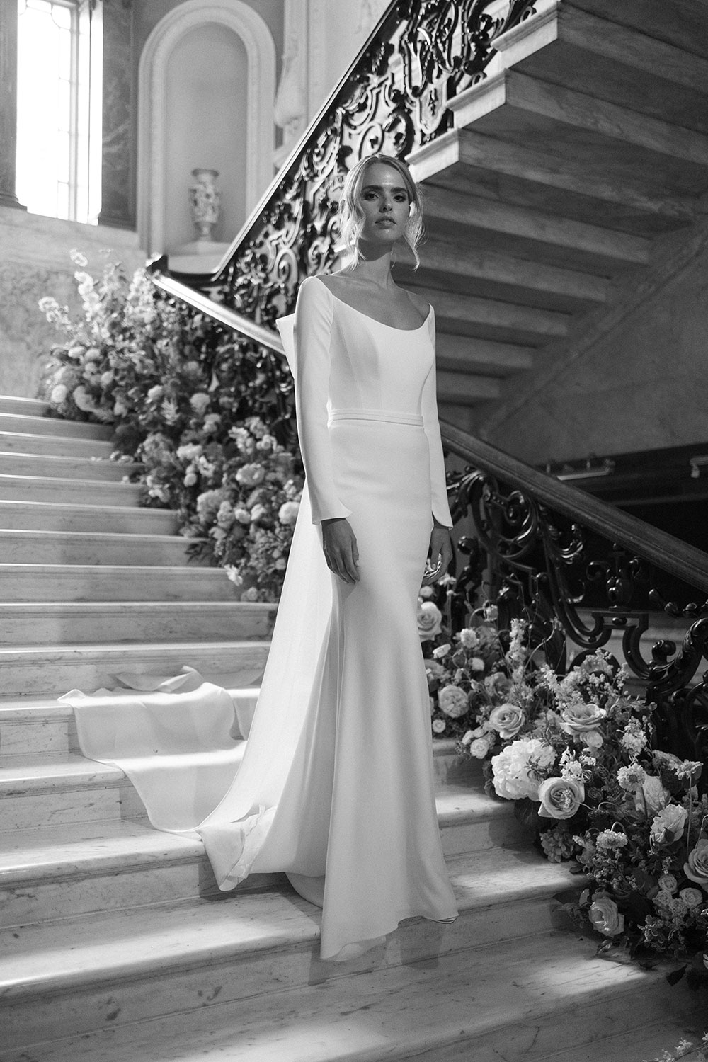 Suzanne Neville Puccini Wedding Dress at Miss Bush bridal boutique in Surrey