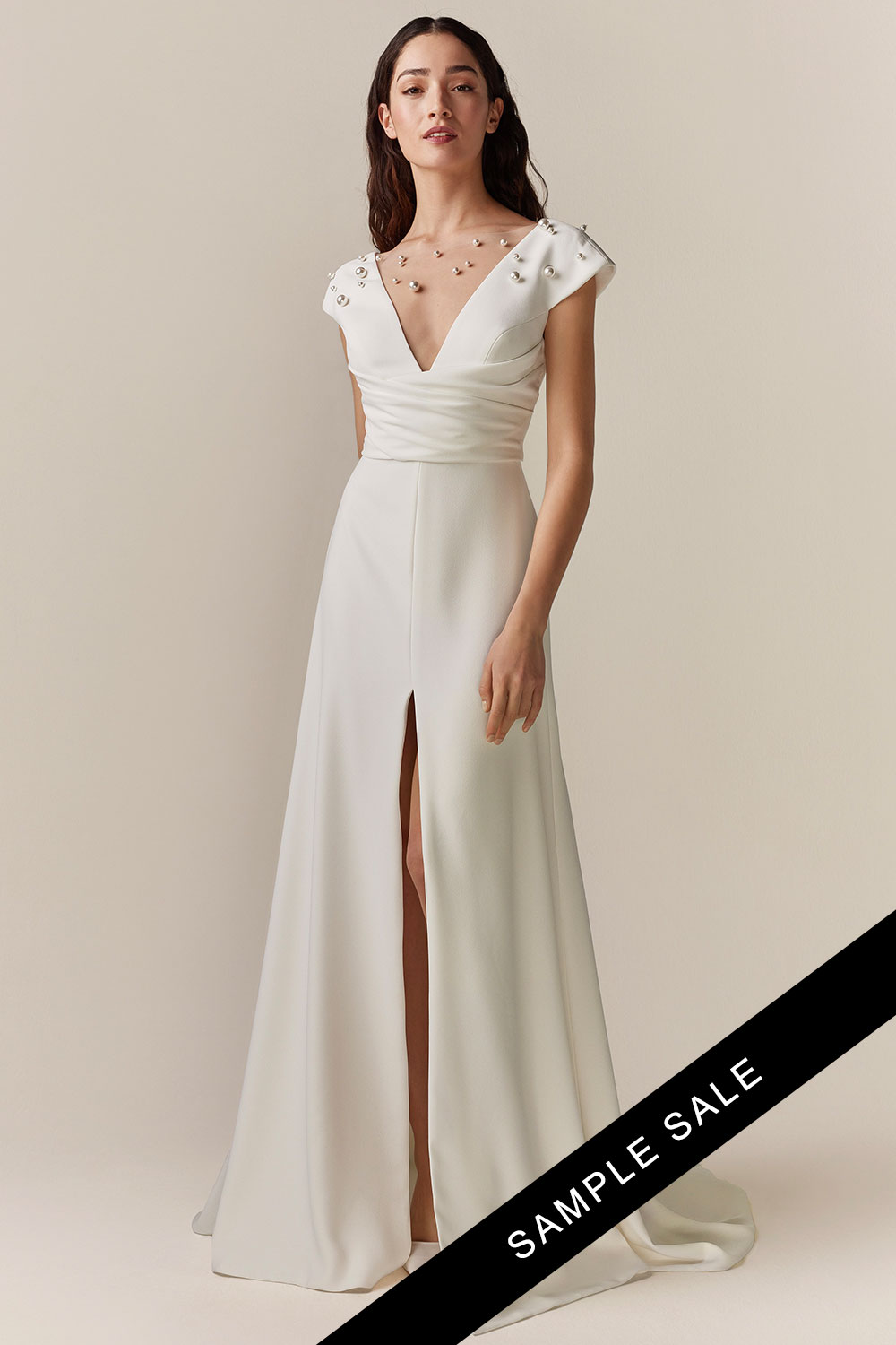Jesus Peiro 2514 wedding dress with pearls