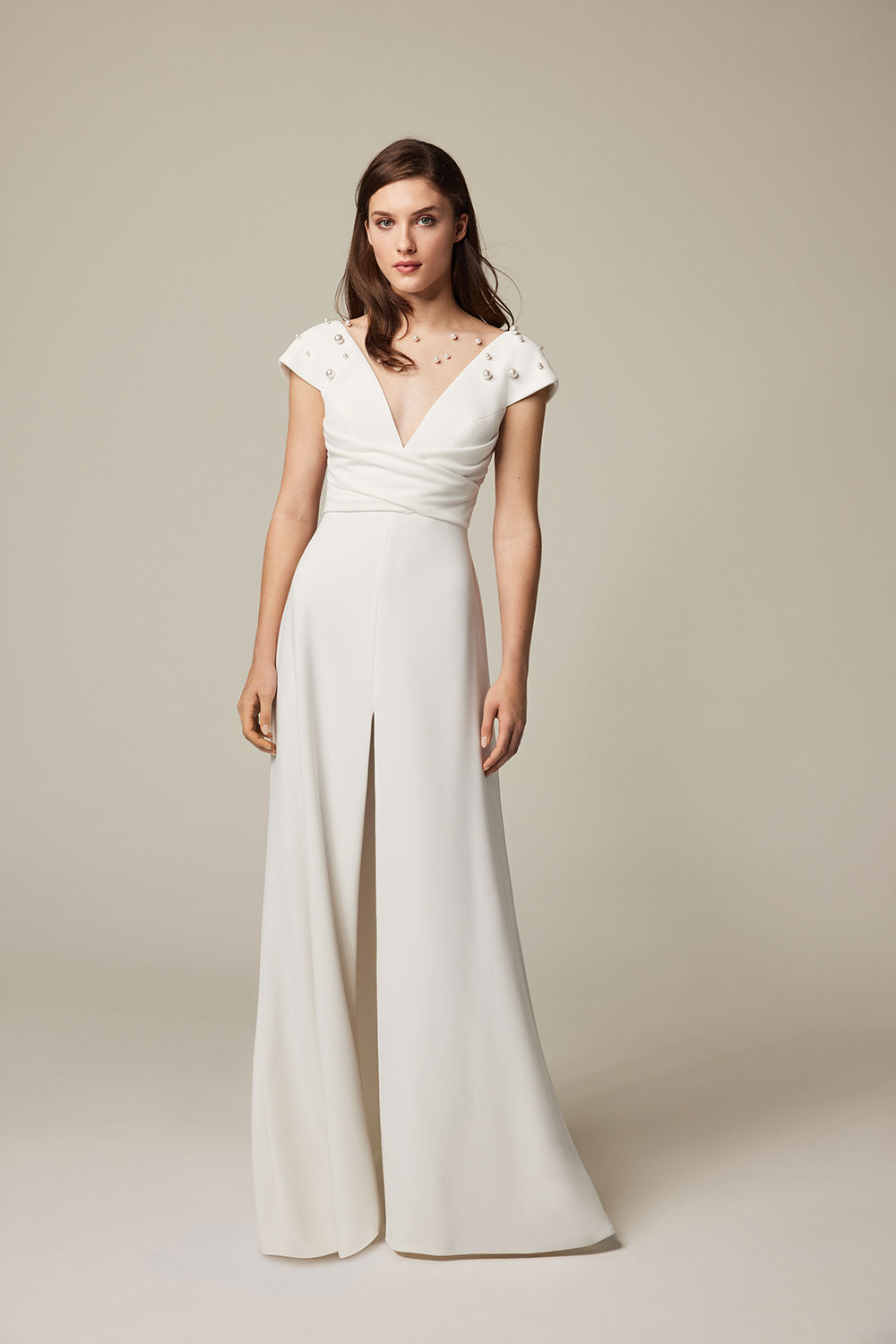 Jesus Peiro 2514 wedding dress with pearls