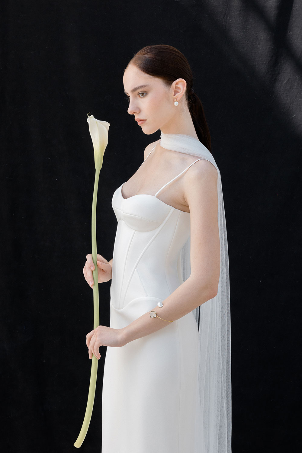 Summer drop waist corset wedding dress from Divine Atelier