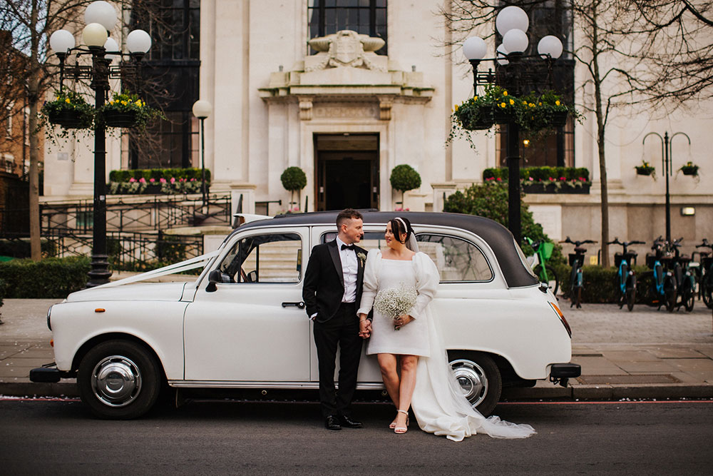 Elle Sophie et Voila Dune Short Wedding Dress Miss Bush Surrey London (71)