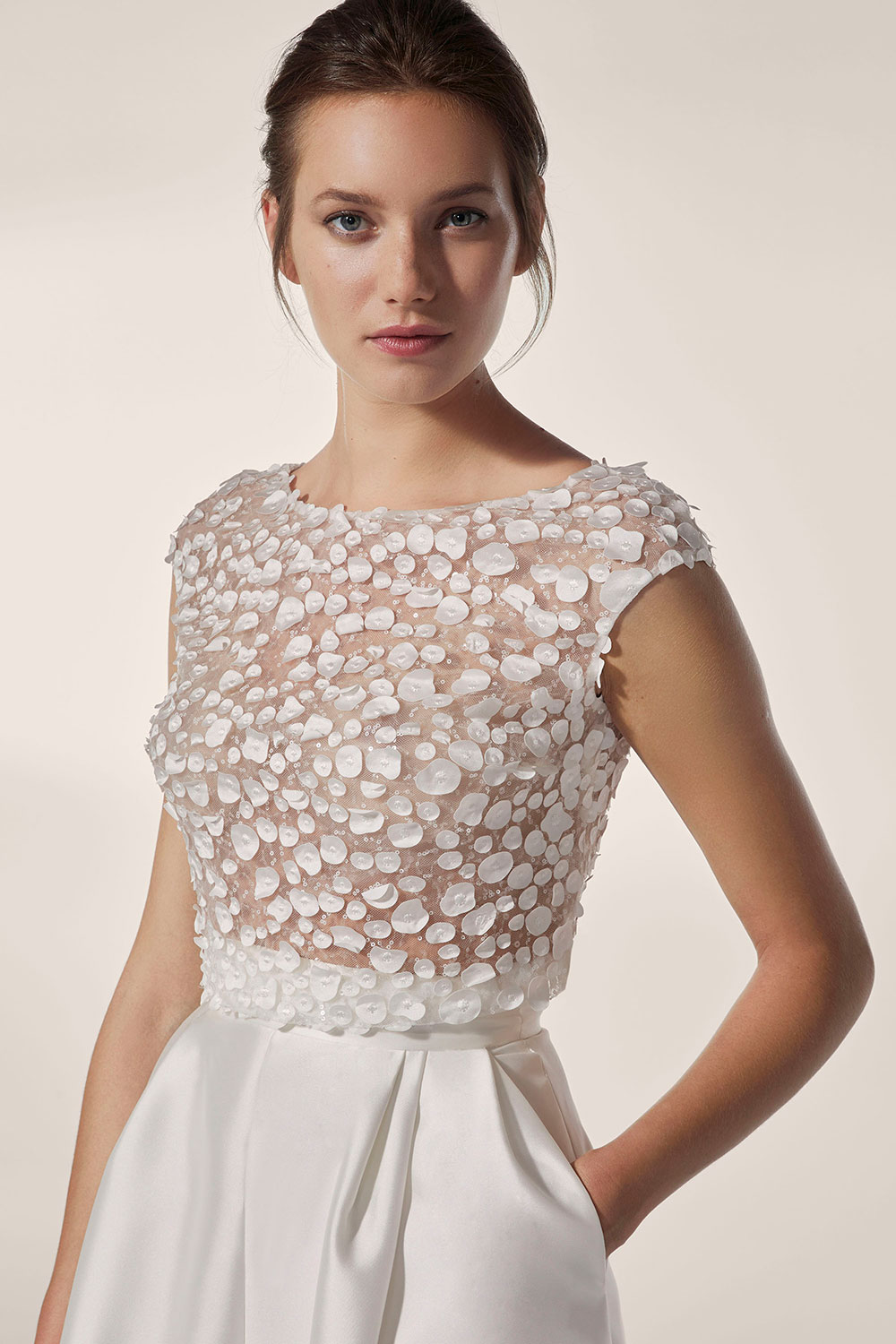 Jesus Peiro SP19 bridal top