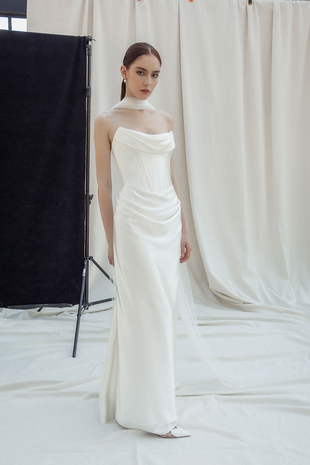 Piper silk wedding dress from Divine Atelier