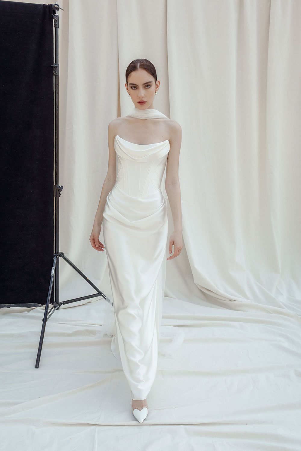 Piper silk wedding dress from Divine Atelier