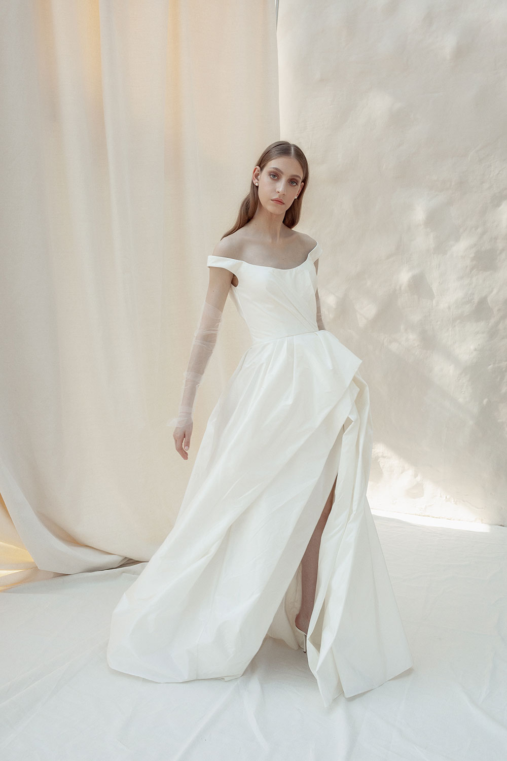 Poppy silk wedding dress from Divine Atelier