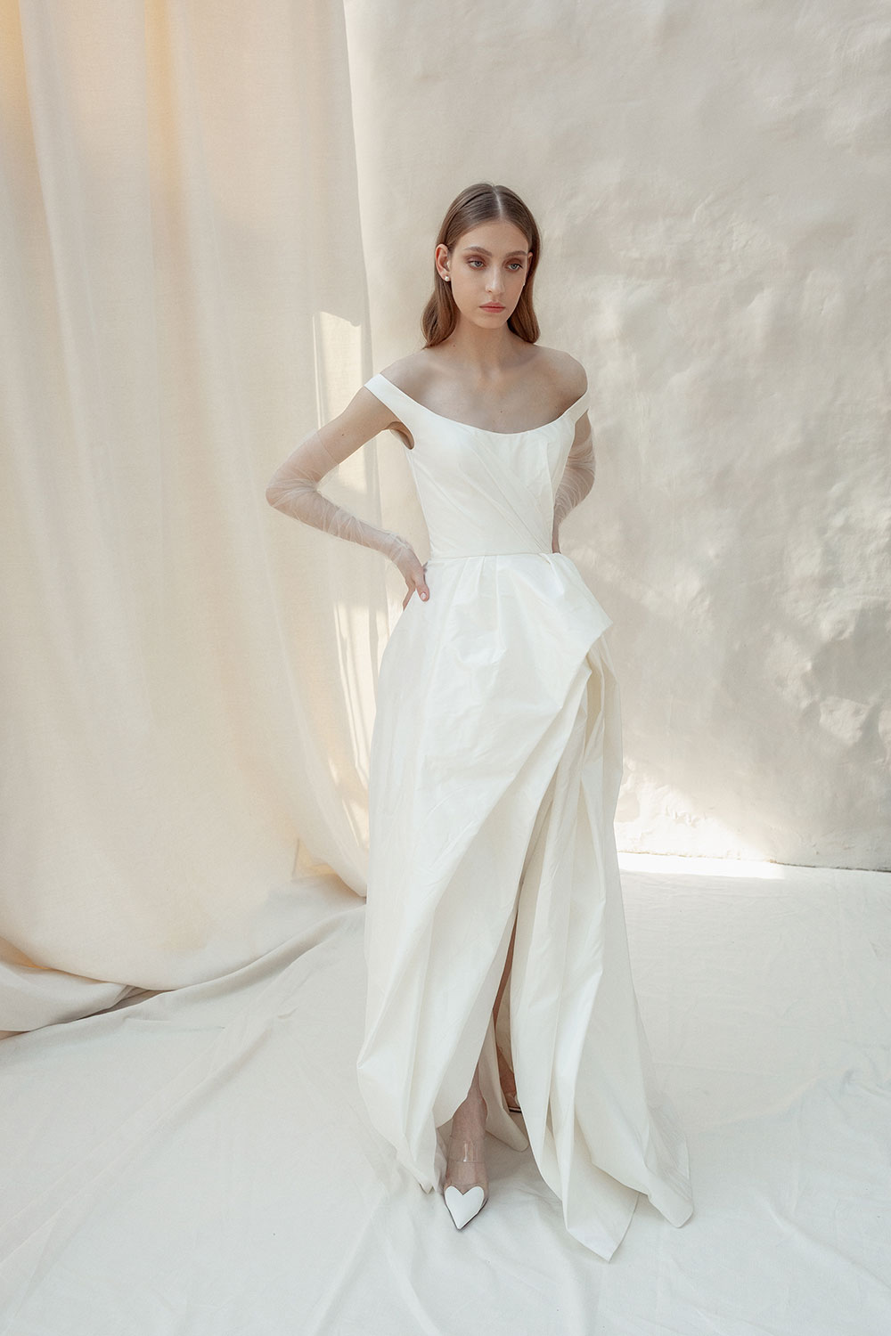 Poppy silk wedding dress from Divine Atelier