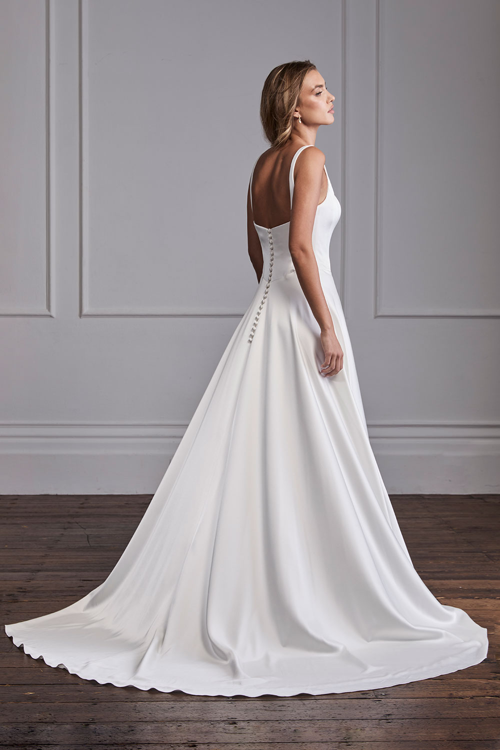 Suzanne Neville Muse wedding dress at Miss Bush bridal boutique in Surrey