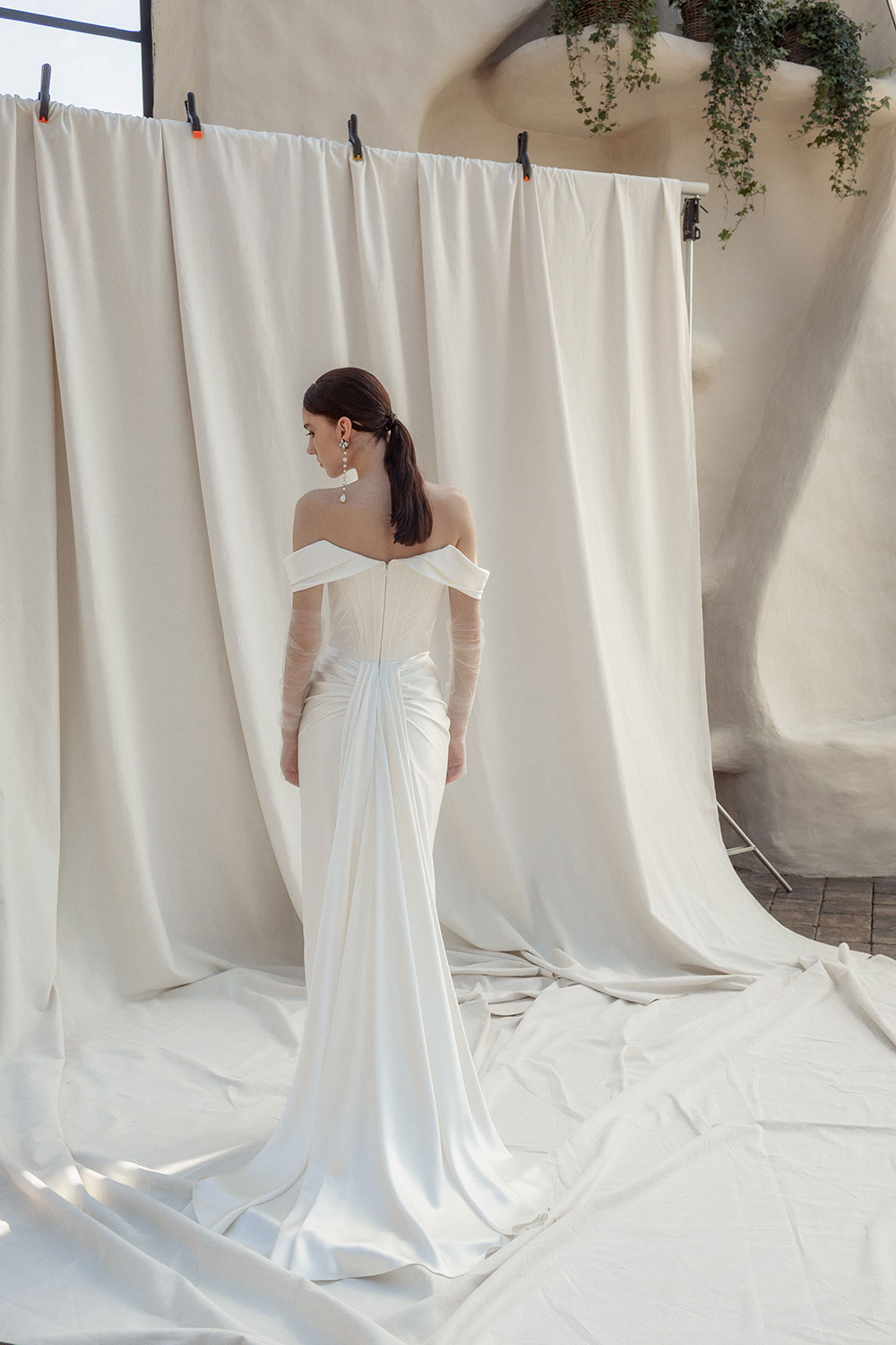 Paloma silk wedding dress from Divine Atelier