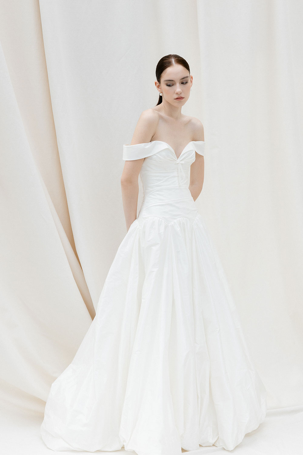 Sandra silk wedding dress from Divine Atelier