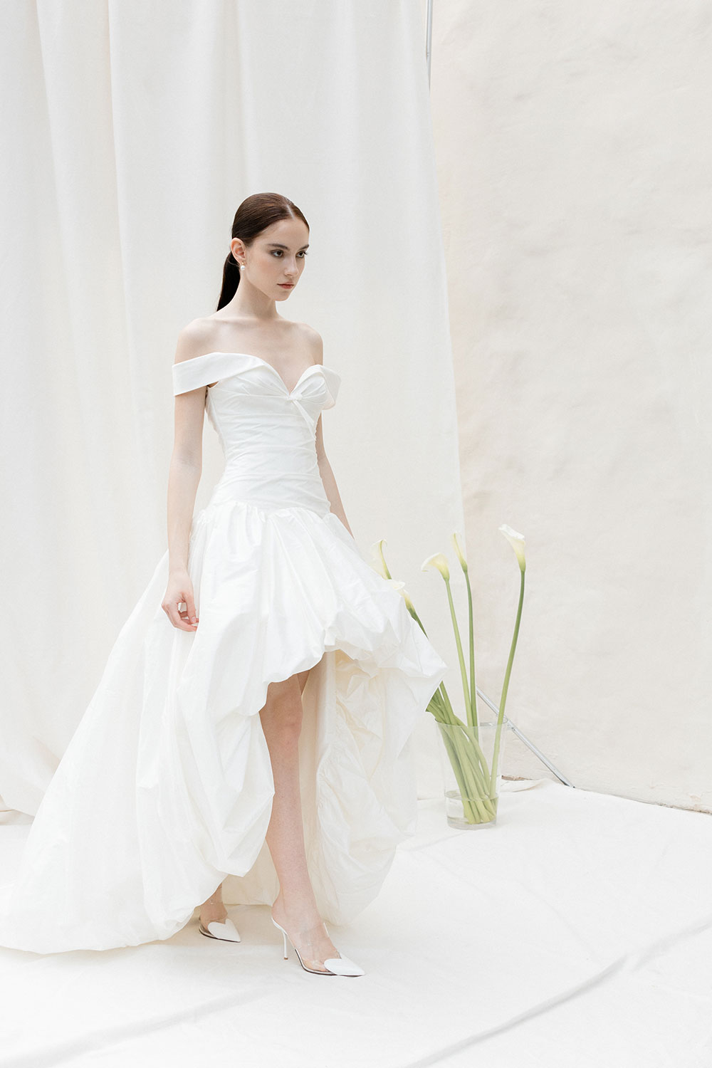 Sandra silk wedding dress from Divine Atelier
