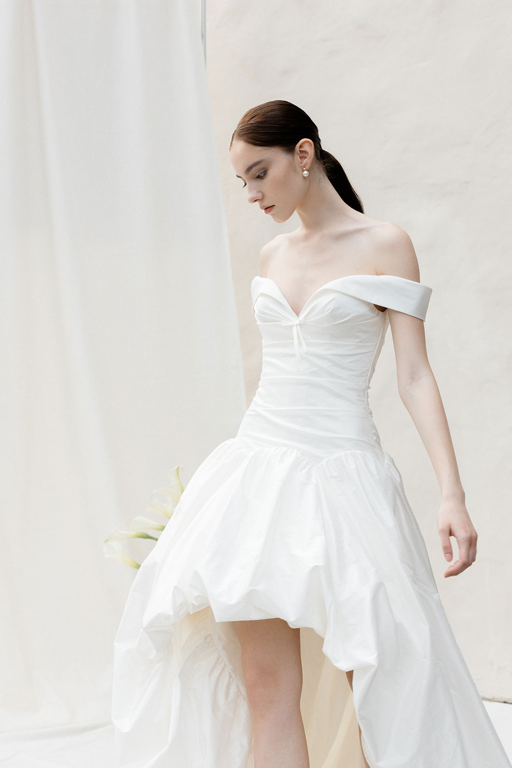 Sandra silk wedding dress from Divine Atelier
