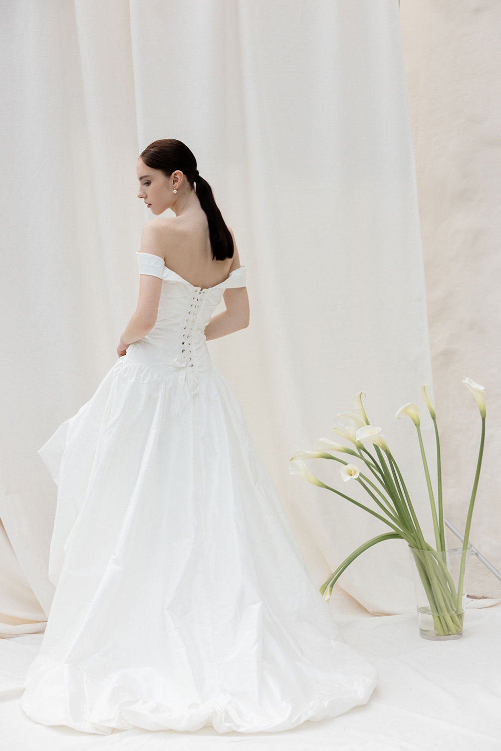 Sandra silk wedding dress from Divine Atelier