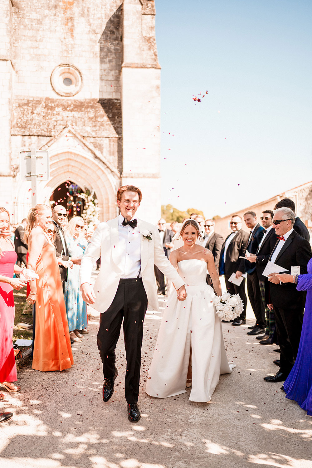 Helen in Nortier Schiffer wedding dress