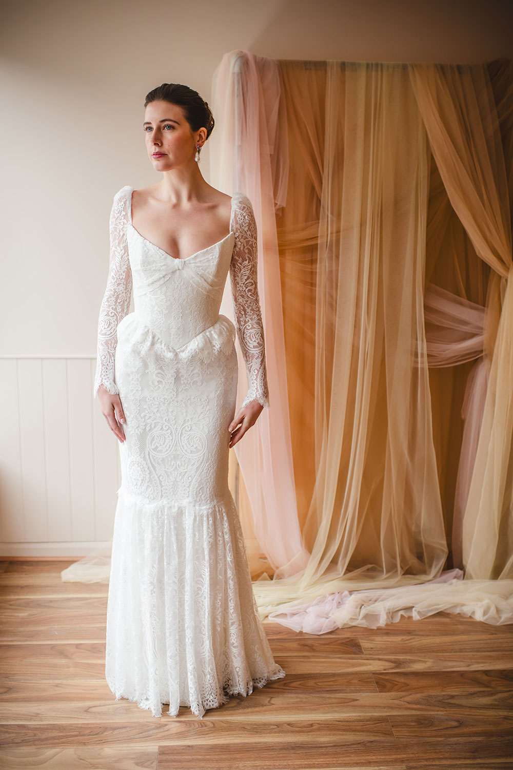 Mathilde wedding dress by Nortier 
