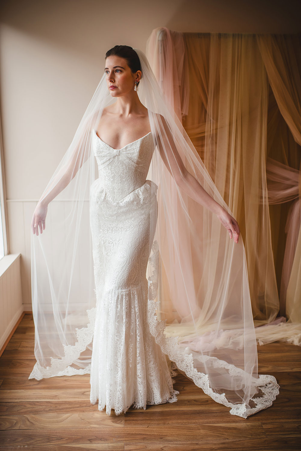 Mathilde wedding dress by Nortier 
