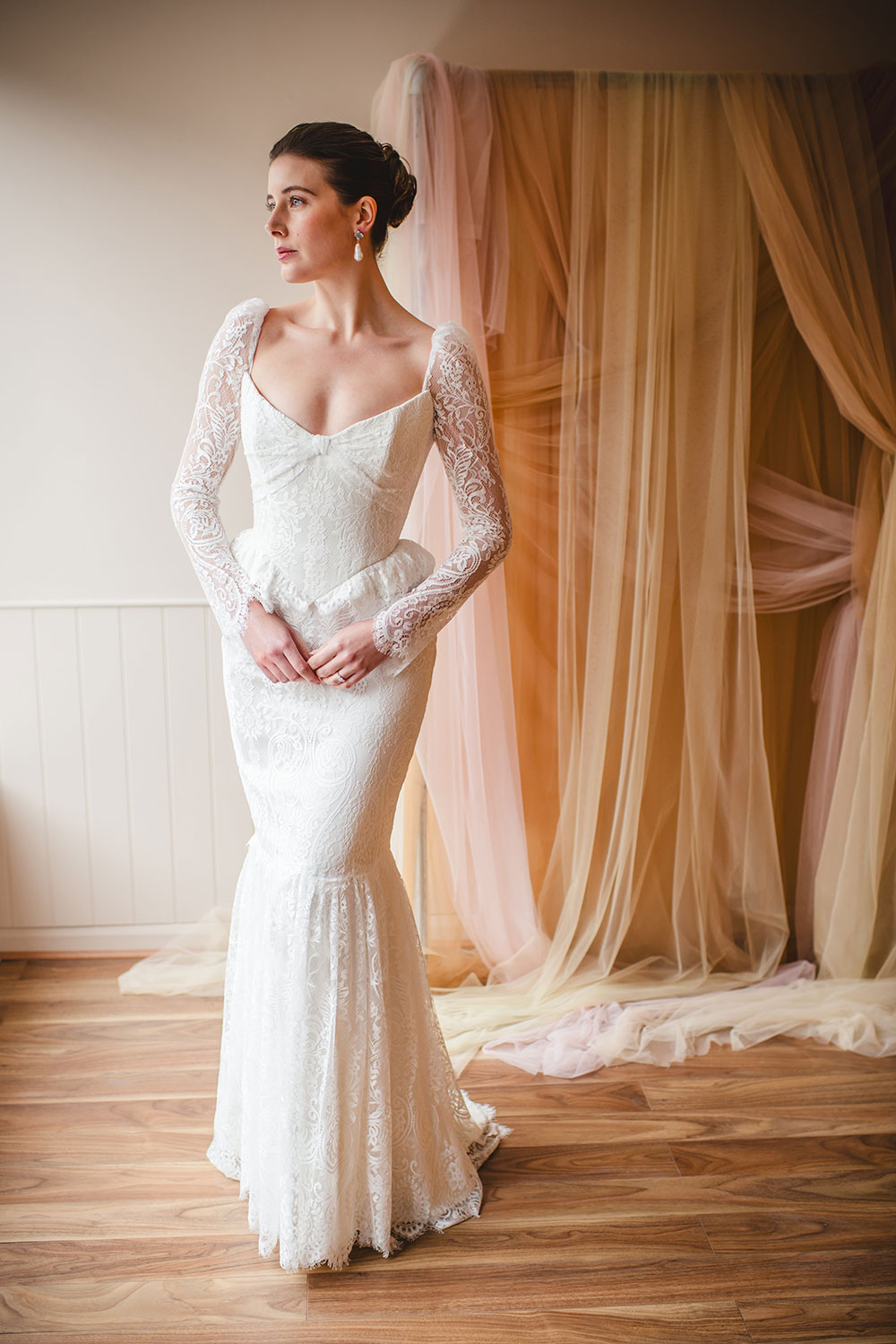 Mathilde wedding dress by Nortier 