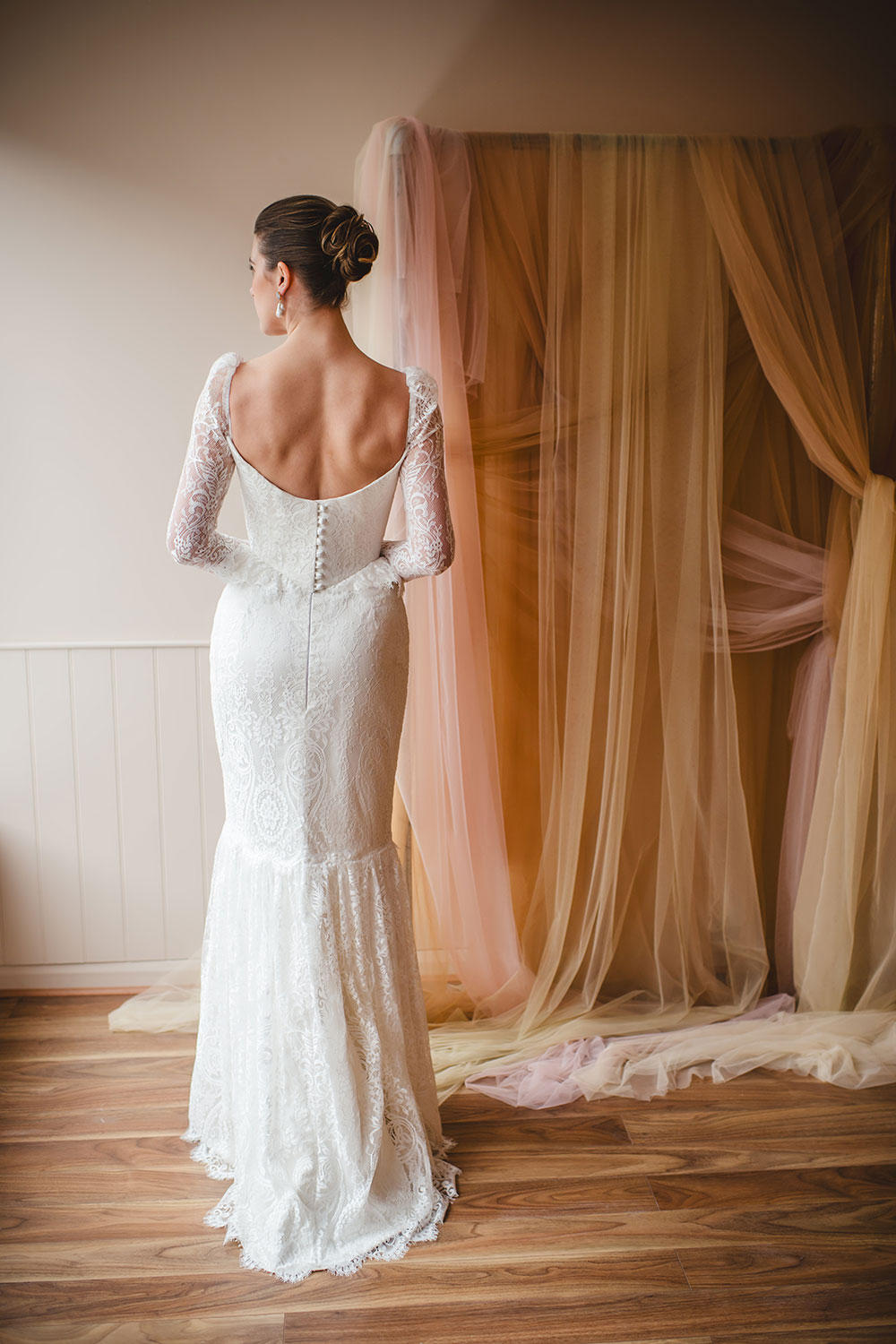 Mathilde wedding dress by Nortier 