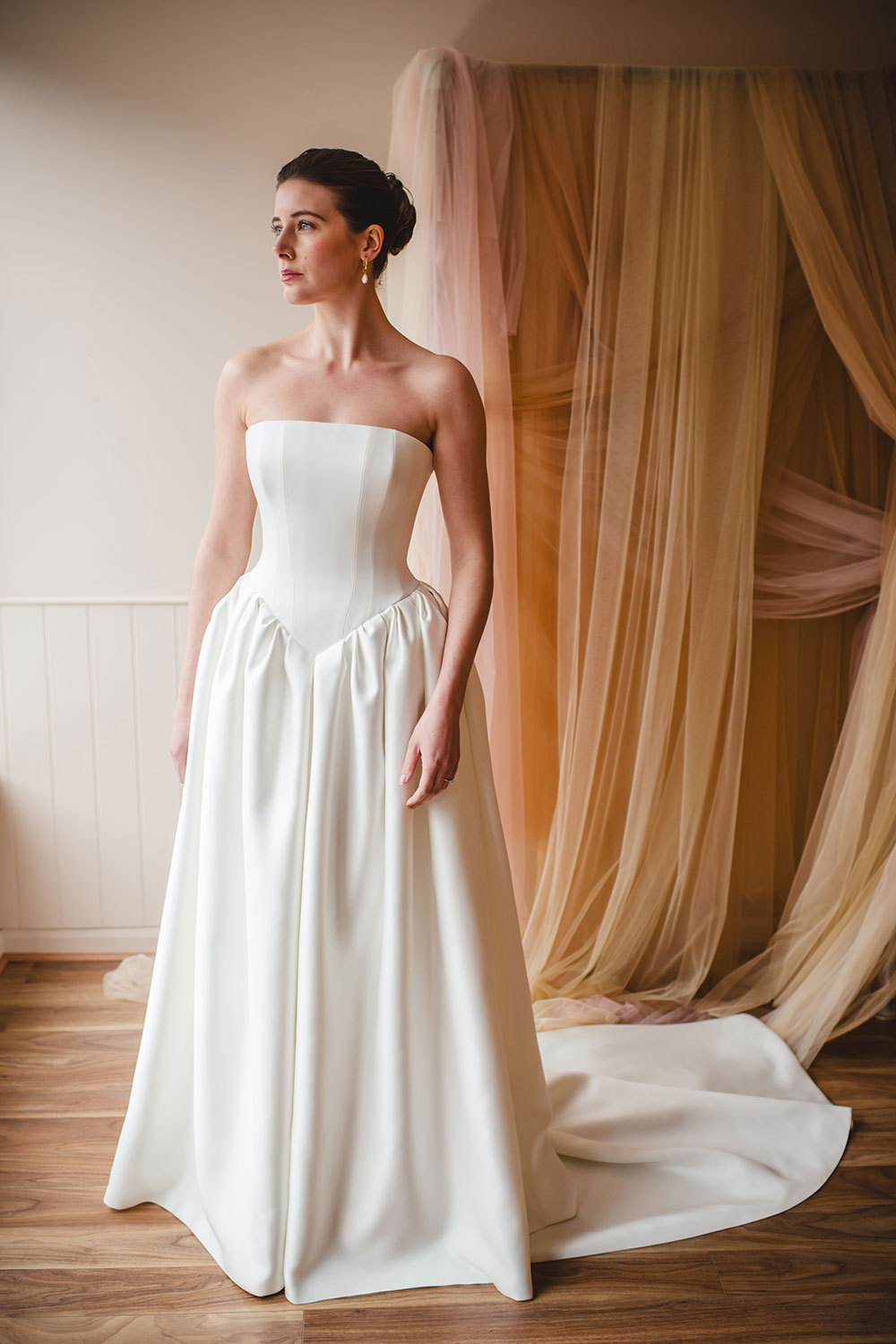 Schiffer wedding dress by Nortier 