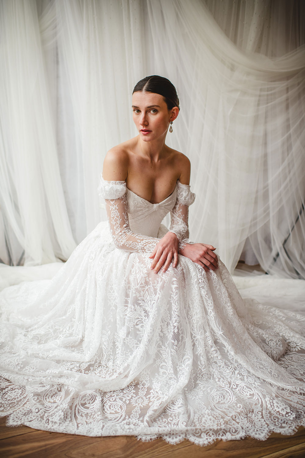 Mathilde wedding dress by Nortier 