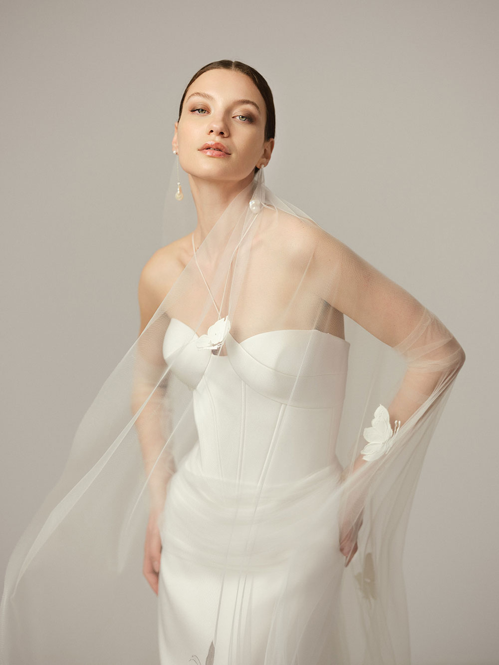 Ella satin wedding dress from Divine Atelier