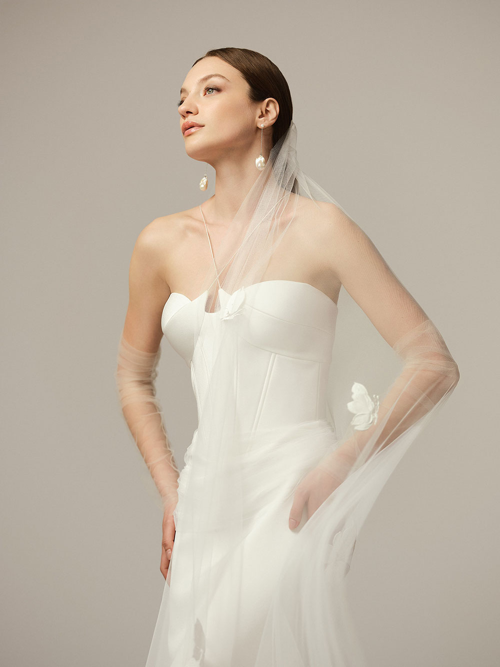 Ella satin wedding dress from Divine Atelier