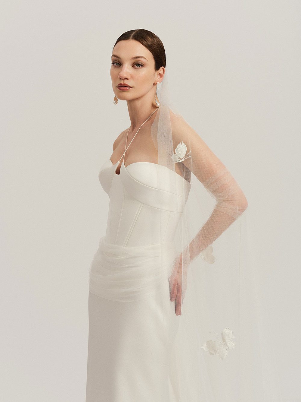 Ella satin wedding dress from Divine Atelier