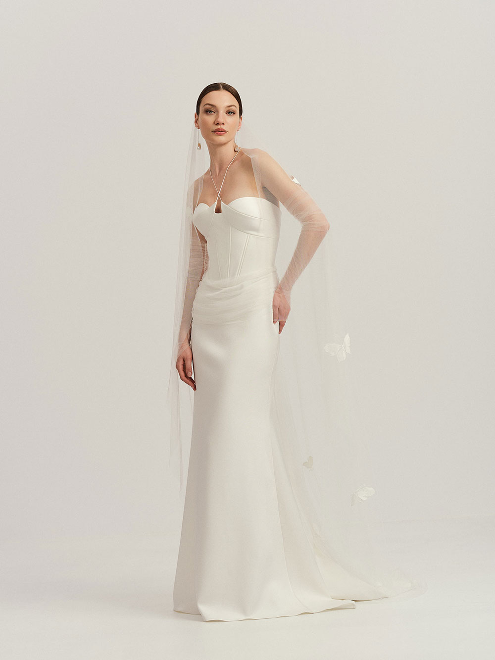 Ella satin wedding dress from Divine Atelier