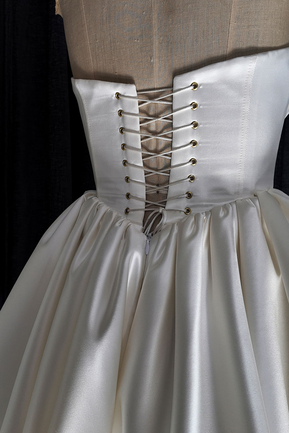 Nortier Clementine Short Wedding Dress – Ivory